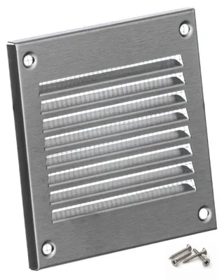 Productafbeelding van Ventilatierooster met Insectenwering van Roestvrij Staal