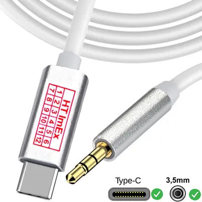 Produktbild von USB C Aux Kabel in Audio USB C Adapter Klinke 3,5mm für Samsung, Huawei, Xiaomi, Sony LG