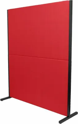 Produktbild von Paravent Valdeganga, rot, im Bali-Stil, 40x40 cm, für Büros und Arbeitsplätze