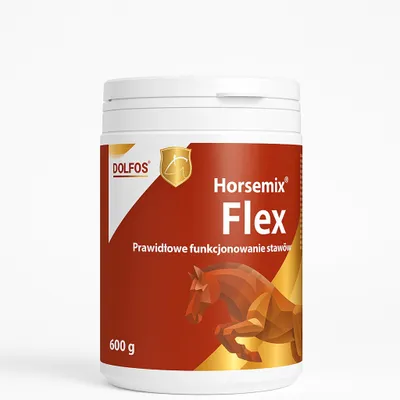 Produktbild von Dolfos Horsemix Flex Gelenkergänzung Für Pferde Und Ponys, Mit Hydrolysiertem Kollagen, Msm, Hyaluronsäure Und Vitamin C, 1 Kg