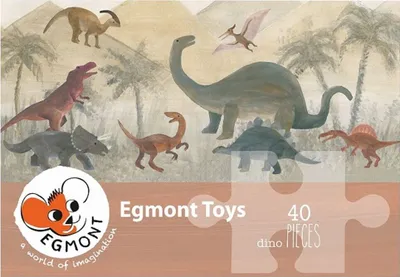 Zdjęcie produktu dla Puzzle 40 elementów Dinozaury dla dzieci Egmont Toys