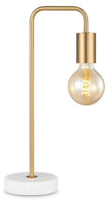 Produktbild von Home sweet Home Moderne Tischlampe Fuß Gold - 20,3 x 10 x 40 cm