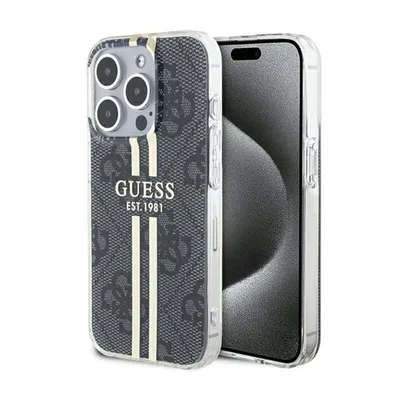Immagine prodotto di Guess Guhcp15Lh4Psegk Custodia rigida per Iphone 15 Pro 6.1 Czarny/Nero Iml 4G Gold Stripe