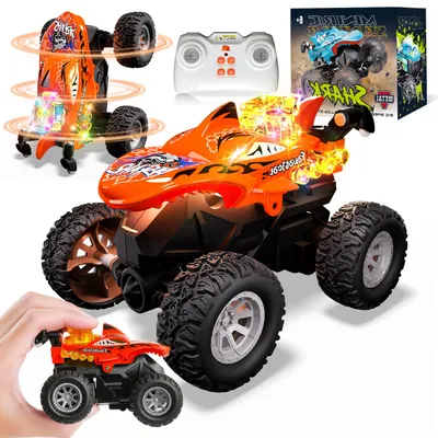 Produktbild von RC-Auto Mini Monstertruck Ferngesteuert, Hai Monster Truck mit Metallgehäuse