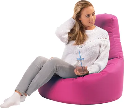 Produktbild von sunnypillow Gaming Sitzsack XXL mit Styropor Füllung Outdoor & Indoor für Kinder & Erwachsene Sitzsäcke Sitzkissen Bodenkissen viele Farben zur Auswahl Rosa