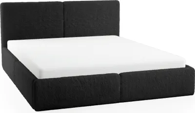 Produktbild von FEDVE Polsterbett Doppelbett Riberia Slim Bett mit Bettkasten 120x200
