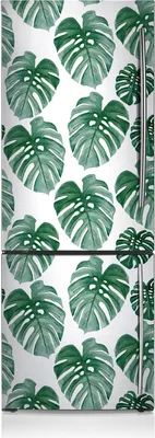 Produktbild von Kühlschrankfolie Aufkleber Kühlschrankmagnete Dekoration Kühlschrankfolie 60x180 cm - Monsterblätter.