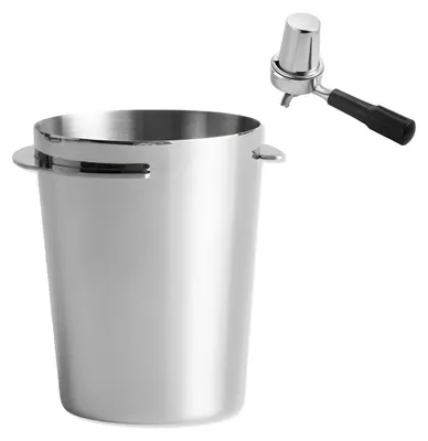 Produktbild von Espresso Dosierbecher - 51 mm Durchmesser - Edelstahl - Silber - Kaffeezubehör für Siebträger