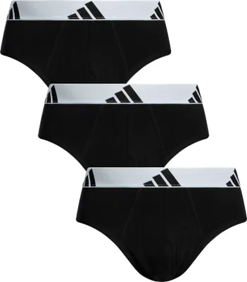 Produktbild von Adidas 3er-Pack Active Flex Baumwoll-Slips, Schwarz M