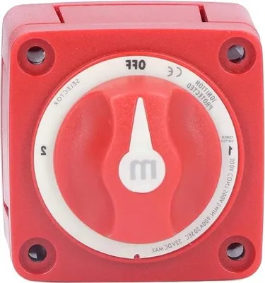 Produktbild von 300A Batterietrennschalter - 3-Positionen-Zweikreis-Stromtrennschalter - Batterietrennschalter für Marineboote, Autos, Wohnmobile