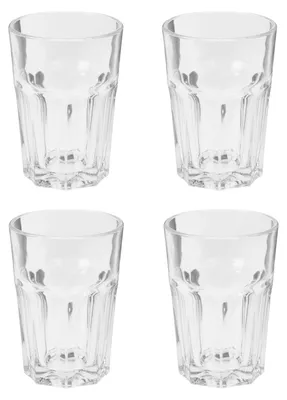 Produktbild von Set mit 4 Gläsern Excellent Houseware, Glas, 8x12 cm, 360 ml, transparent