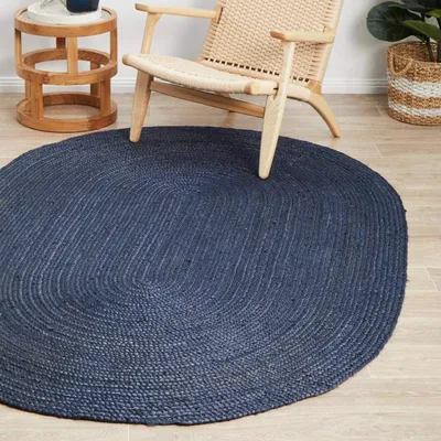Imagen del producto de Alfombra de yute tejida a mano, 120 x 300 cm