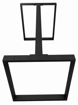 Produktbild von LogistSystem Möbelfüße Metall Lamage 120×60×72 cm – Tischgestell Tischbeine pulverbeschichtet – Esstisch Schreibtisch Loft Industrial