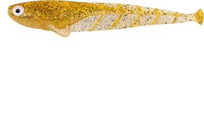 Produktbild von Zeck Zander Quappie Gummifisch 10cm-3Stk Goldglitter