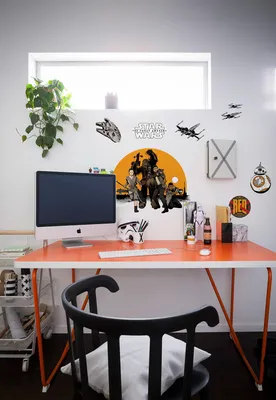Produktbild von Komar Deco-Sticker "Star Wars Resistance" 50 x 70 cm, gelb/schwarz, 14025h