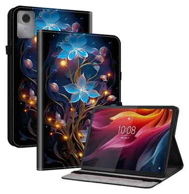 Image de Pour Lenovo Idea Tab 11 pouces Crystal Texture Design similicuir Motif Housse de protection
