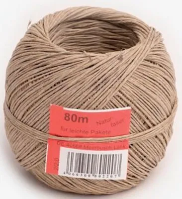 Produktbild von WiHeDü Naturfaserkordel fein 2/2,0, bis 4kg, 80 m Lauflänge