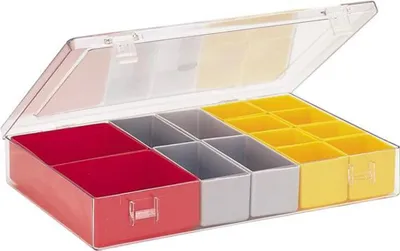 Zdjęcie produktu dla Skrzynka asortymentowa z pokrywą 307x225x50 mm typ 4.05