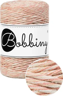 Produktbild von Bobbiny Macramee-Kordel 1,5mm 100m Peach Shake