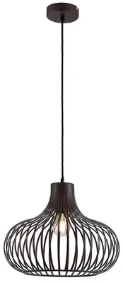Produktbild von LED Pendelleuchte MATEO, Rostfarben, Metall, kürzbar, D 40 cm, E27
