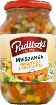 Zdjęcie produktu dla Pudliszki Mieszanka warzyw z kukurydzą 450 g
