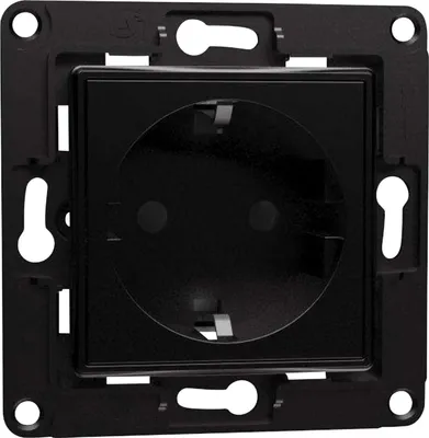 Produktbild von Shelly Wall Socket EU Wandsteckdose schwarz