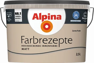 Produktbild von Alpina Farbrezepte Zartes Puder matt 2,5 L