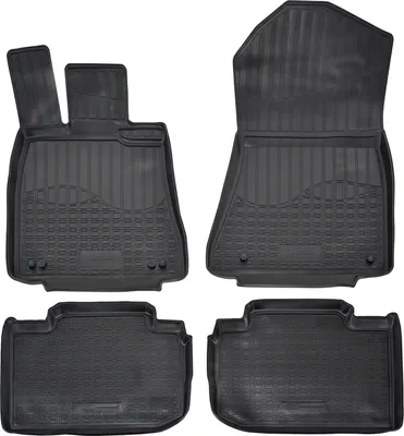 Image de Tapis De Sol En Caoutchouc TPE Pour Lexus IS 3 2013-2020, Système de Fixation Bord Haut Noir Antidérapant Toutes Saisons