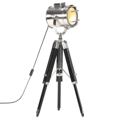 Produktbild von Stativlampe Schwarz Mango Massivholz 69 cm