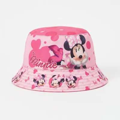 Produktbild von Disney Minnie Maus Kinder Fischermütze Fischerhut Sommerhut – Rosa / 54