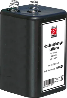 Produktbild von Blockbatterie IEC4R25 6V/7Ah Quecksilberfrei