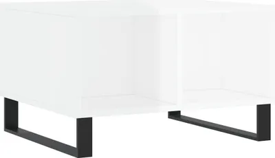 Obrázok produktu pre vidaXL Konferenčný stolík vysoký lesk biely 60x50x36,5 cm Drevo Materiál