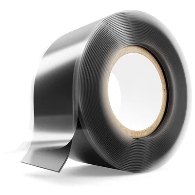 Produktbild von ABSINA selbstverschweißendes Isolierband 25 mm x 3 m schwarz - Silikonband, Dichtungsband, Reparaturband, Industrieband