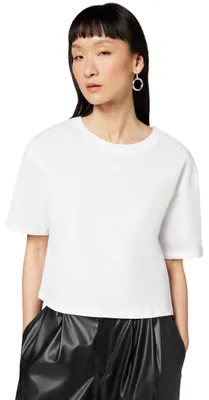 Produktbild von Armani Exchange Women's Salin de Giraud, Logo Lettering on Back T-Shirt,White,XX