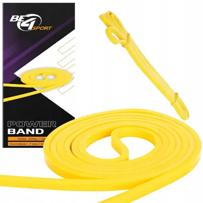 Produktbild von Be4Sport Power Band Trainingsband Widerstand 2-7 kg Gelb