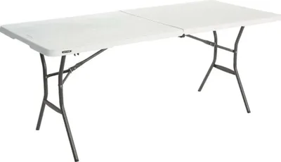 Obrázek produktu pro Lifetime Lifetime - Pracovní stůl - bufetový stůl - 180 cm - skládací jako kufr - bílý