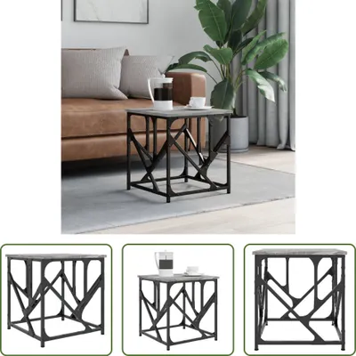 Produktbild von The Living Store Couchtisch Grau Sonoma 45x45x47,5 cm Holzwerkstoff
