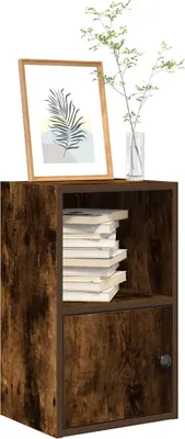 Produktbild von Maison Exclusive - Bücherregal Räuchereiche 31x24x52 cm Holzwerkstoff