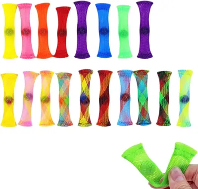 Imagen del producto de Juguetes sensoriales para aliviar el estrés: set de 18 unidades. Juguetes antiestrés para adultos y niños