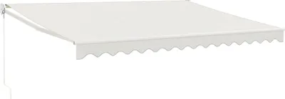 Produktbild von vidaXL Markise Einziehbar Creme 4x3 m Stoff und Aluminium