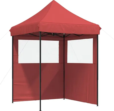Zdjęcie produktu dla Namiot Imprezowy bordowy 200 x 200 x 306 cm Materiał Oxford