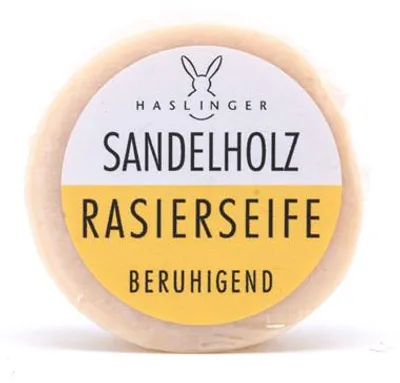 Produktbild von Haslinger Sandelholz Rasierseife, 60 g Art.Nr. 1813