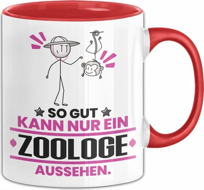 Produktbild von Zoologe Geschenk Tasse So Gut Kann Nur Ein Zoologe Aussehen Geschenkidee Kaffee-Becher (Rot)