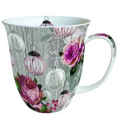 Produktbild von Weihnachten - Becher - Mug 0.4 L - Fine Bone China - Format: Ø 10 cm