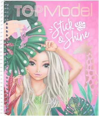 Obrázek produktu pro Omalovánky Stick and Shine Top Model