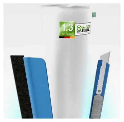 Produktbild von Blickdichte Fensterfolie | Selbstklebende Milchglasfolie | Sichtschutzfolie für Fenster | Anti-UV Privatsphäre | für Bad, Büro, Wohnzimmer | 60 x 200 cm