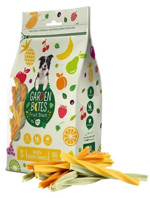 Image de DUVO+ Garden bites - bâtonnets dentaires aux fruits S 13cm 30pcs / 230g sachet, 65365349