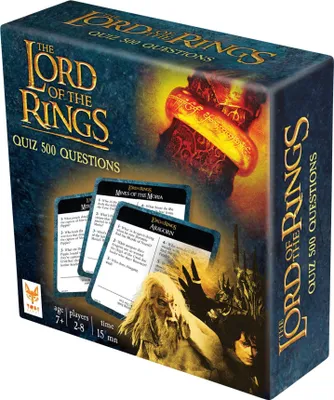 Obrázek produktu pro Herr der Ringe Kartenspiel Quiz 500 Questions *Englische Version*