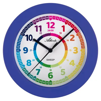 Produktbild von Atlanta Atlanta 4483/5 Kinder-Wanduhr Quarz blau