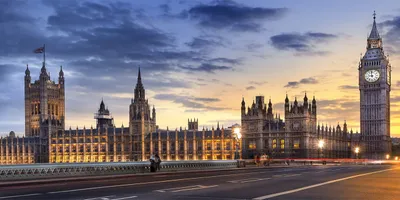 Produktbild von Tulup® Leinwandbild -100x50 cm - Wandkunst - Drucke auf Leinwand - Leinwanddruck  - Sehenswürdigkeiten & Architektur - Gelb - Big Ben London